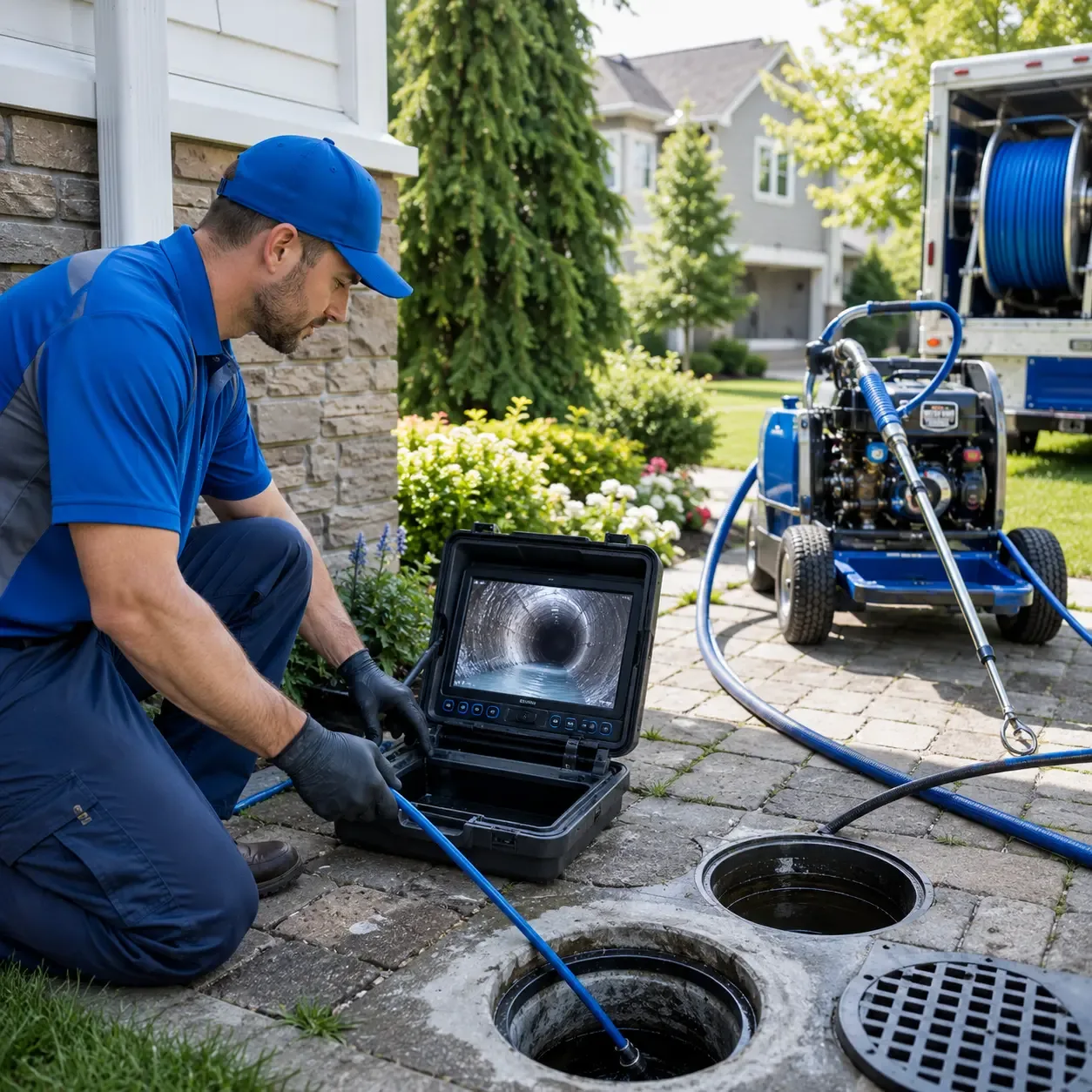 Outdoor drain cleaning professionals serving Perth Amboy, NJ
